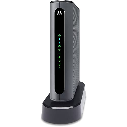 Motorola MT7711 24X8 Cable Modem/Router with Two Phone Ports, DOCSIS 3.0 Modem, and AC1900...