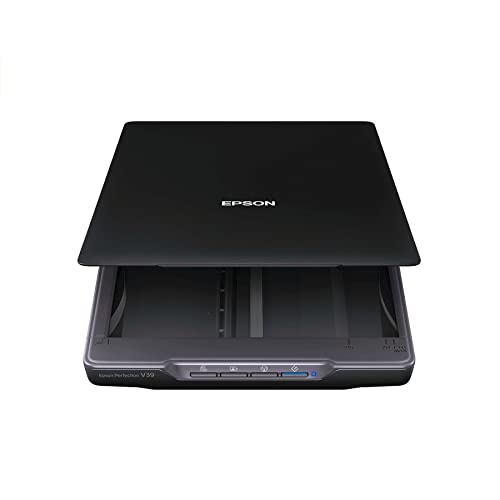 Epson Perfection V39 Color Photo & Document Scanner with Scan-To-Cloud & 4800 Optical...