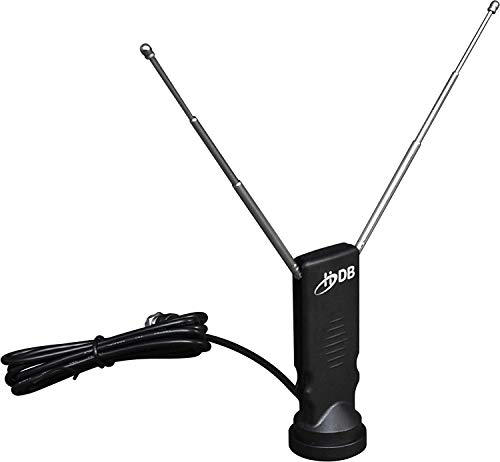 HIDB Portable TV Antenna, 50 Miles Range for Free-to-air HDTV Channels，Stickiness Base...