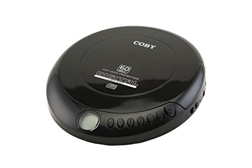 Coby Portable Compact Anti-Skip CD Player – Lightweight & Shockproof Music Disc Player...