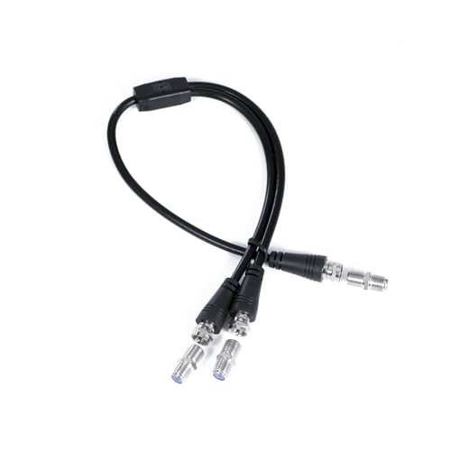 supmory F Type Coax Cable Splitter F Male to...