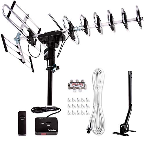 [Newest 2020] Five Star Outdoor Digital Amplified HDTV Antenna - up to 200 Mile Long...
