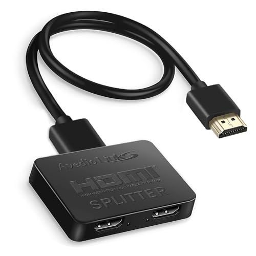 avedio links HDMI Splitter 1 in 2 Out [with 4...