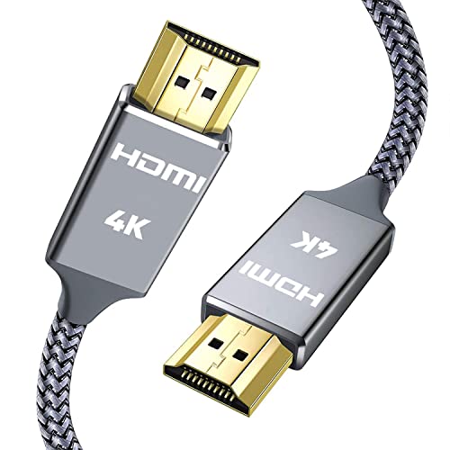 4K HDMI Cable 6.6 ft,Capshi High Speed 18Gbps HDMI Cable,4K, 3D, 2160P, 1080P, Ethernet - 28AWG...