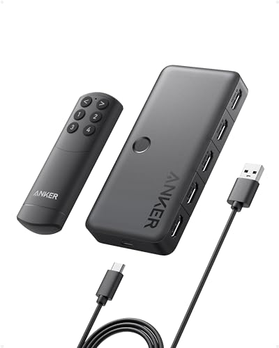 Anker HDMI Switch, Bi-Directional 4K@60Hz, 4...