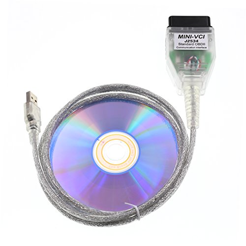 DIAGKING Mini Vci J2534 TIS Techstream Diagnostic Cable for Toyota Firmware V1.4.1