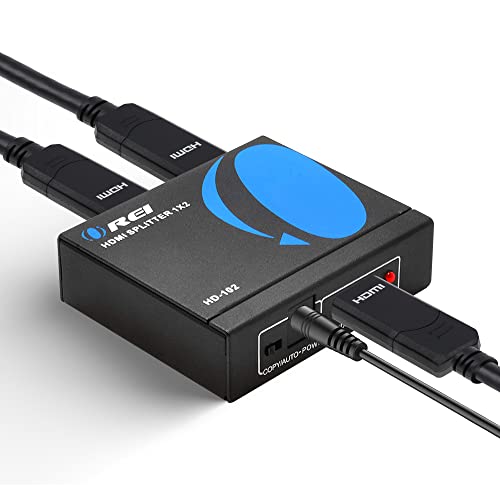 OREI HDMI Splitter 1 in 2 Out - 1x2 HDMI...