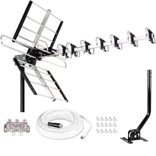 Five Star Outdoor HDTV Antenna up to 200 Mile...