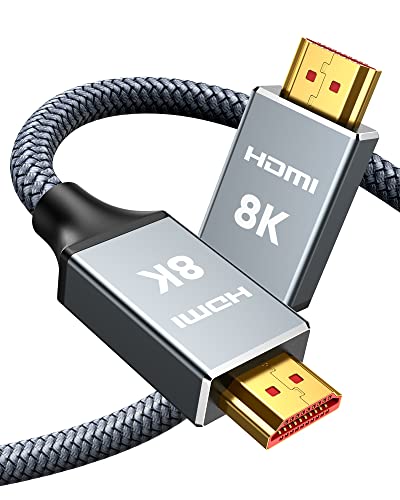Capshi 8K HDMI Cables 2.1, 6.6ft High Speed...