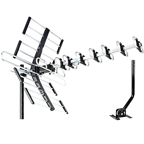[Newest 2021] Five Star Outdoor HDTV Antenna up to 200 Mile Long Range, Attic or Roof Mount TV...
