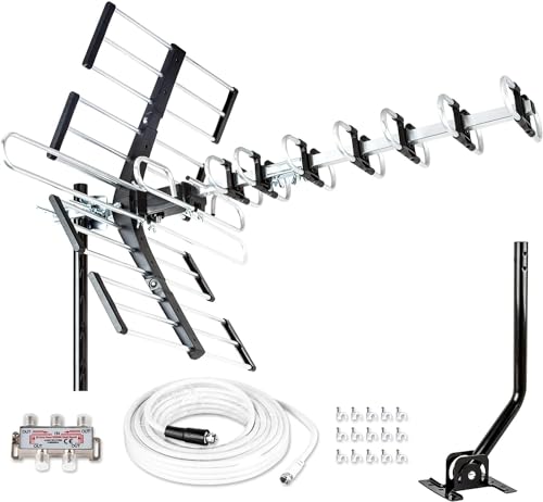 Five Star Outdoor HDTV Antenna up to 200 Mile...