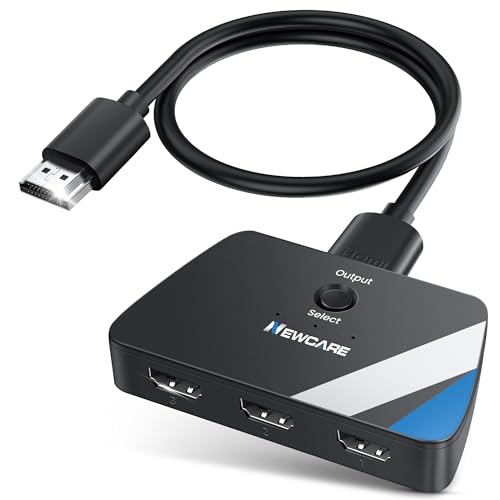 [Upgrade] HDMI Switch 3 in 1 Out, 4K@60Hz...