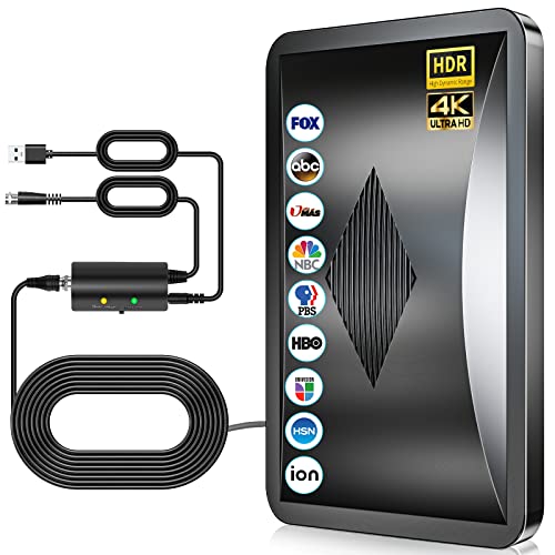 2025 Upgraded TV Antenna Up 1800+ Miles...