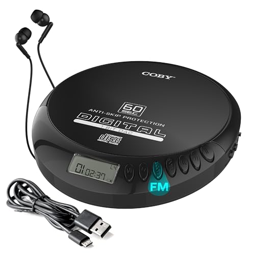 Coby Portable CD Player with Stereo Earbuds,...