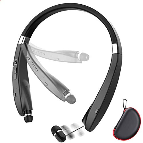 Foldable Bluetooth Headset, Beartwo Lightweight Retractable Bluetooth Headphones for...