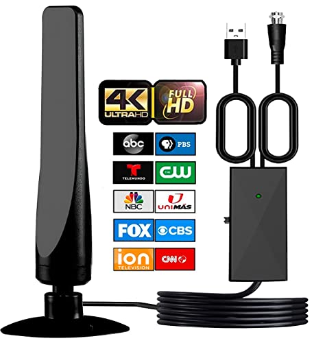 Antier 350+ Miles Range Indoor TV Antenna –...