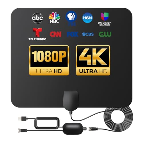 TV Antenna Indoor Long Range 900 Miles,...