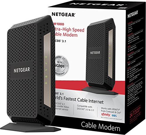 NETGEAR Cable Modem DOCSIS 3.1 (CM1000)...