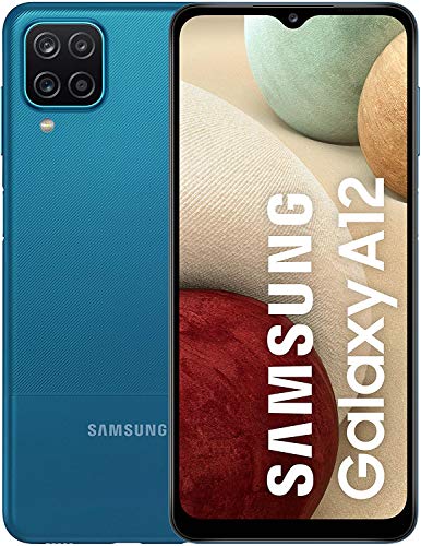 Samsung Galaxy A12, International Factory Unlocked, 64 GB, Blue Color, 48 Camera, 5,000...