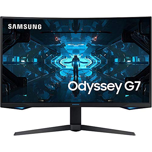 SAMSUNG Odyssey G7 Series 27-Inch WQHD (2560x1440) Gaming Monitor, 240Hz, Curved, 1ms, HDMI,...