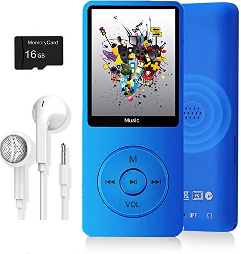 MP3 Player, Music Player with 16GB Micro SD...