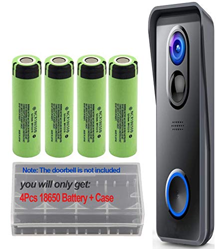 4Pcs Storage Holder Case Kit for Video doorbell USB Fan LED Flashlight